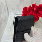 Gucci Guccissima Shi Galet Tobacco Case Black — view 4