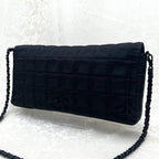 Chanel New Travel Line Chocolate Bar Shoulder Bag Black — view 2