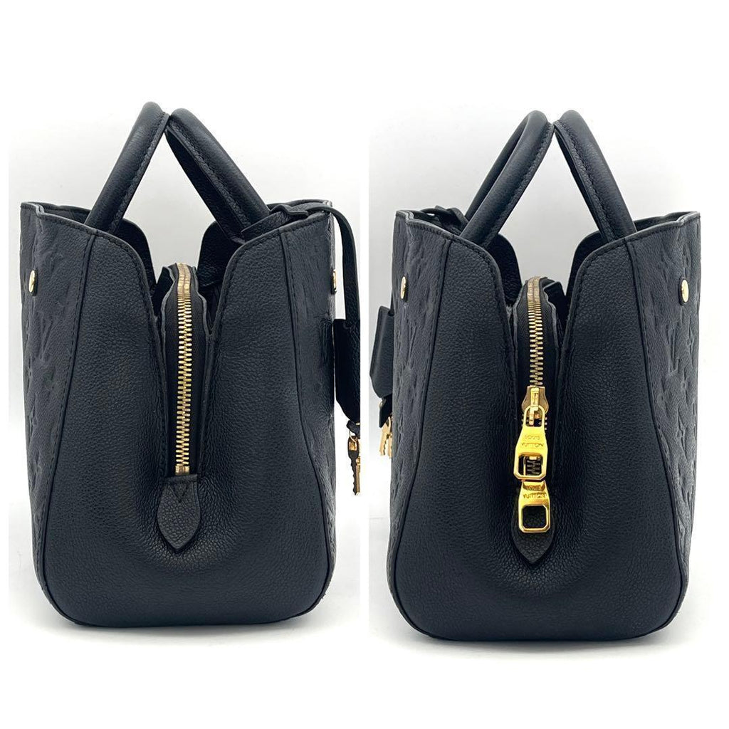 Louis Vuitton Montaigne BB Empreinte Black — view 5