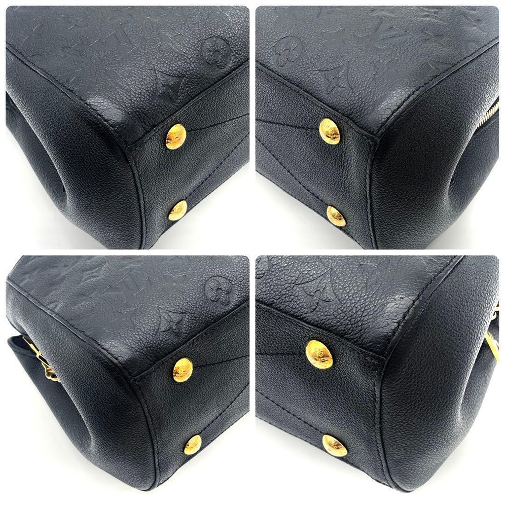 Louis Vuitton Montaigne BB Empreinte Black — view 8