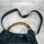 Gucci Shoulder Bag 2-Way Bamboo Black Leather — view 4