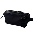 Saint Laurent Waist Pouch Canvas Belt Bag Black