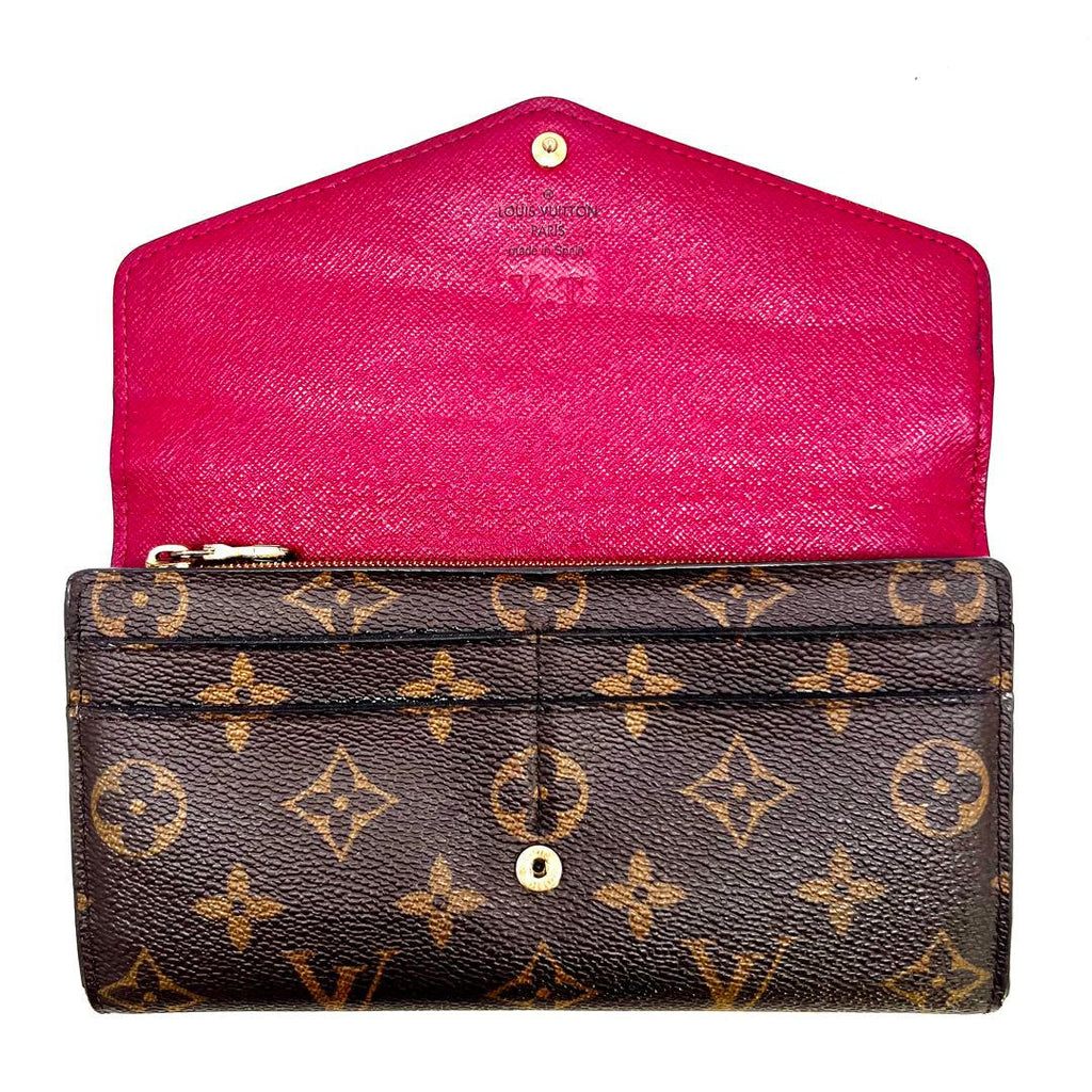 Louis Vuitton Monogram Portefeuille Sarah Fuchsia Wallet — view 2