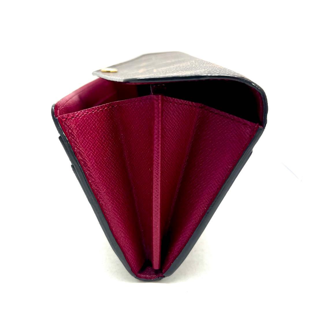 Louis Vuitton Monogram Portefeuille Sarah Fuchsia Wallet — view 3