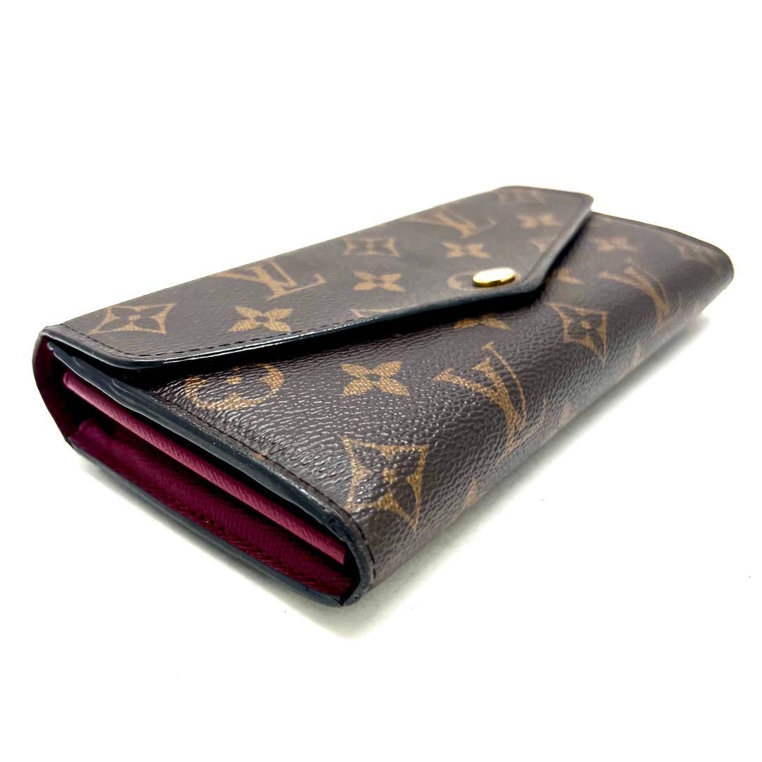 Louis Vuitton Monogram Portefeuille Sarah Fuchsia Wallet — view 6