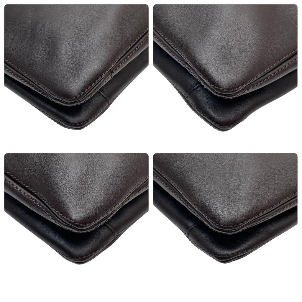 Chanel Leather CC Logo Shoulder Tote Lambskin — view 6