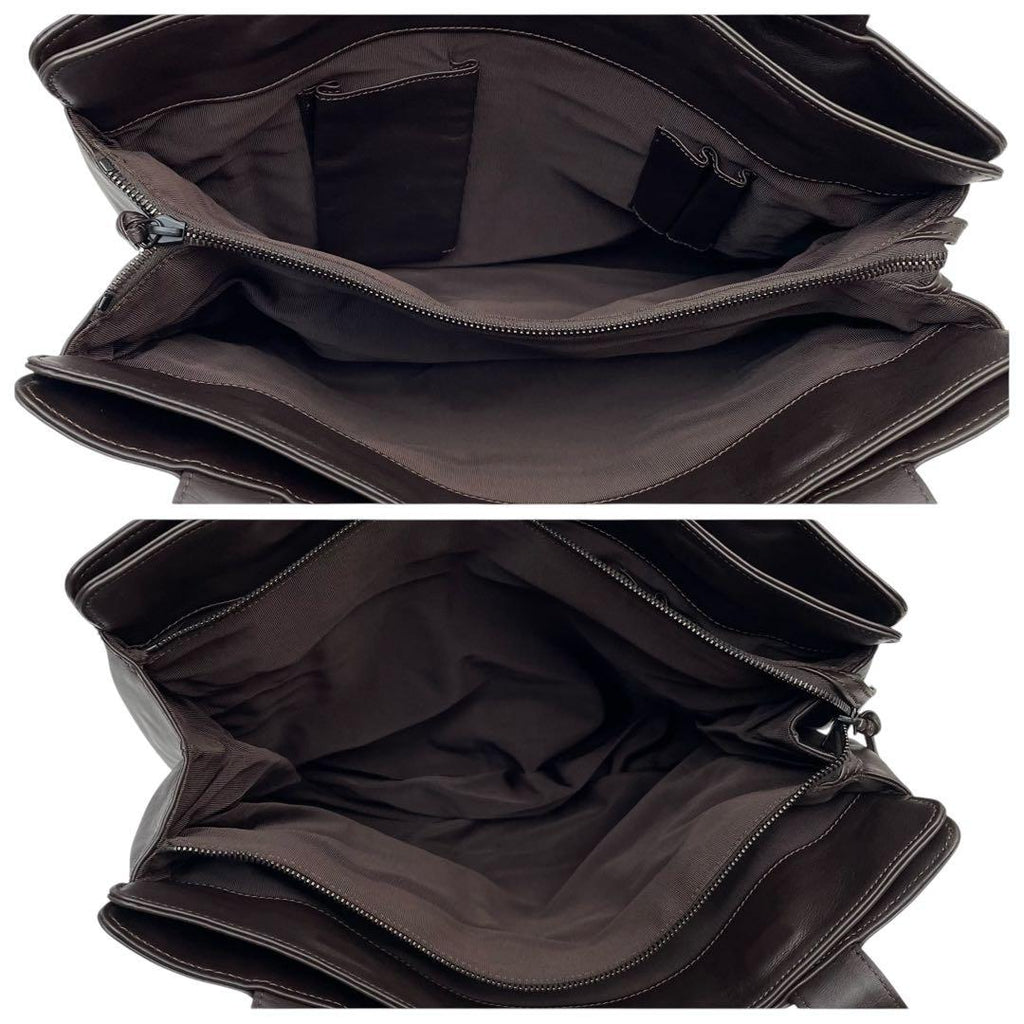 Chanel Leather CC Logo Shoulder Tote Lambskin — view 8