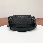 Chanel Quilted CC Logo Lambskin Shoulder Bag — view 3
