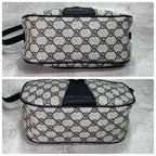 Gucci GG Sherry Line Shoulder Bag Navy Leather — view 8
