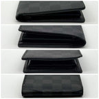 Louis Vuitton Portefeuille Marco Damier Graphite Bifold Compact Wallet — view 4