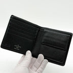 Louis Vuitton Portefeuille Marco Damier Graphite Bifold Compact Wallet — view 6