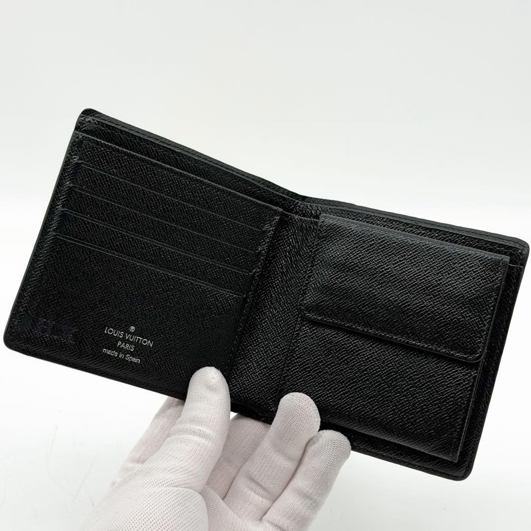 Louis Vuitton Portefeuille Marco Damier Graphite Bifold Compact Wallet — view 6