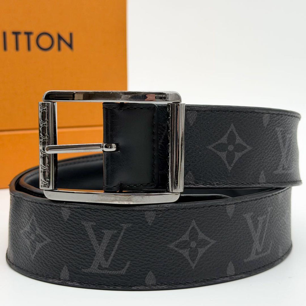 Louis Vuitton Ceinture Reverso Eclipse Monogram Taigarama Belt