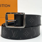 Louis Vuitton Ceinture Reverso Eclipse Monogram Taigarama Belt