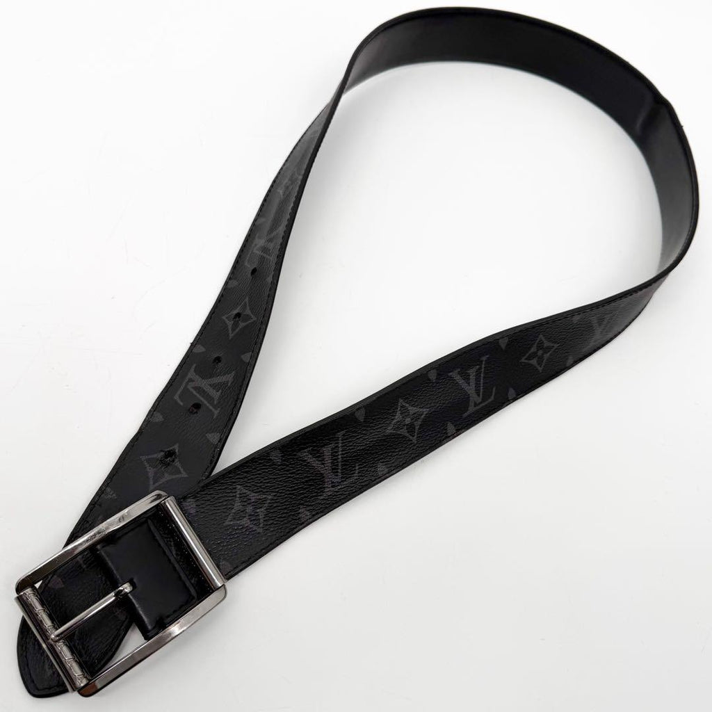 Louis Vuitton Ceinture Reverso Eclipse Monogram Taigarama Belt — view 3