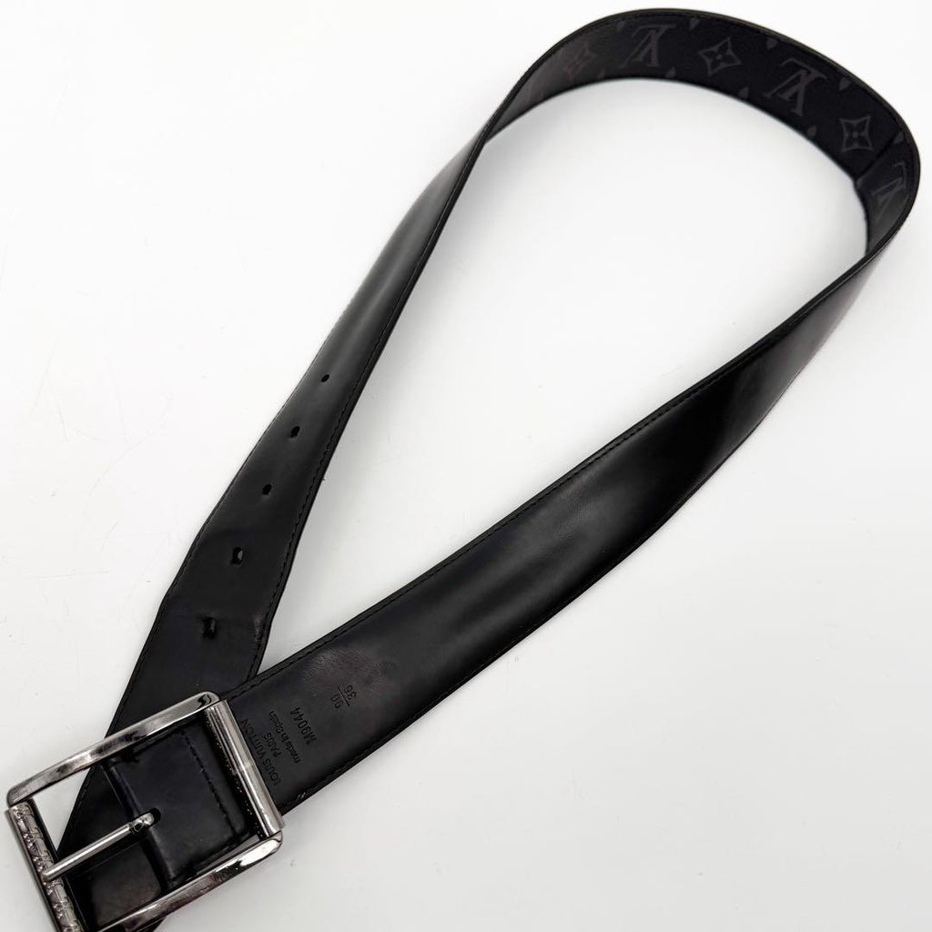 Louis Vuitton Ceinture Reverso Eclipse Monogram Taigarama Belt — view 4