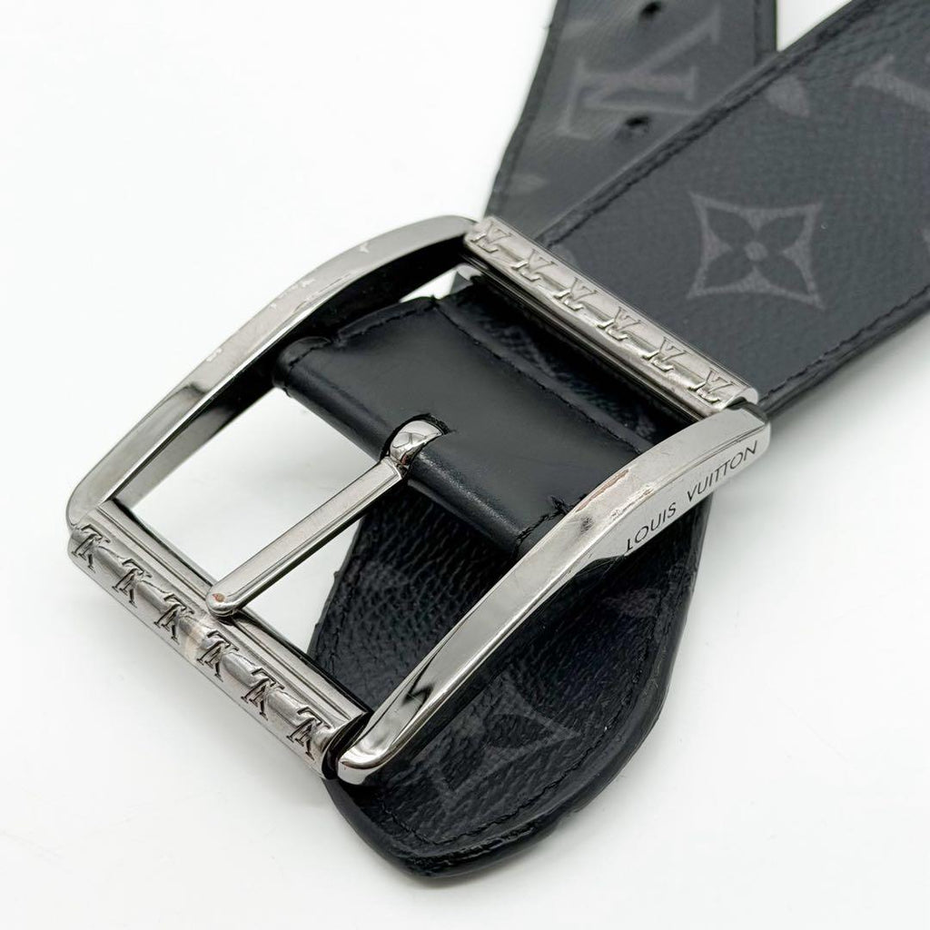 Louis Vuitton Ceinture Reverso Eclipse Monogram Taigarama Belt — view 5