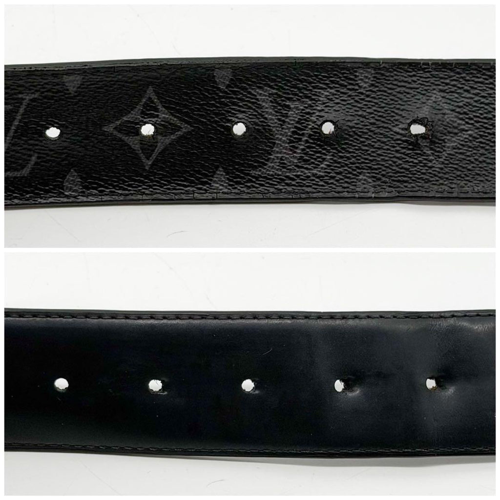 Louis Vuitton Ceinture Reverso Eclipse Monogram Taigarama Belt — view 7