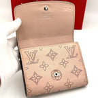 Louis Vuitton Monogram Mahina Portefeuille Iris Compact Fold Wallet — view 3