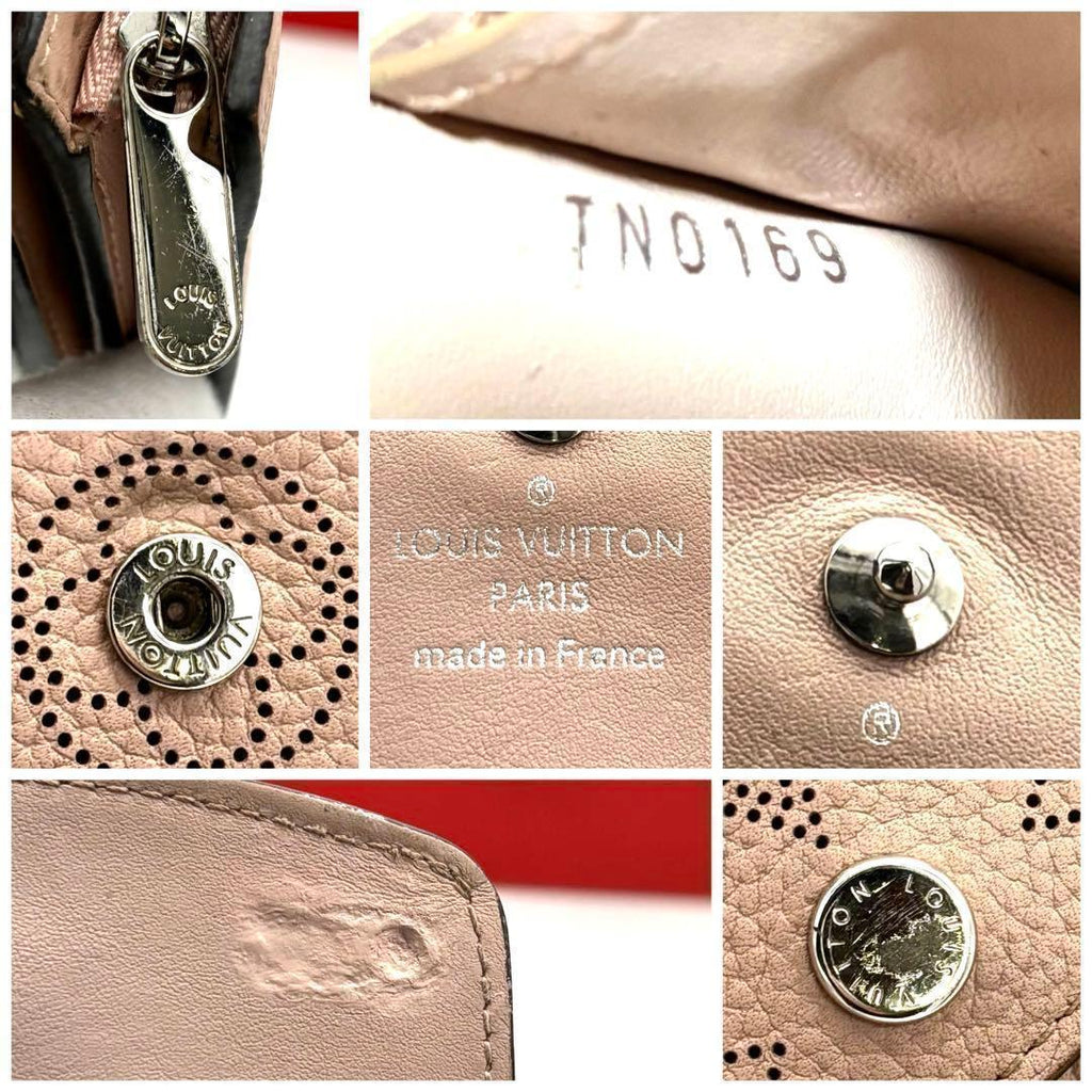 Louis Vuitton Monogram Mahina Portefeuille Iris Compact Fold Wallet — view 8