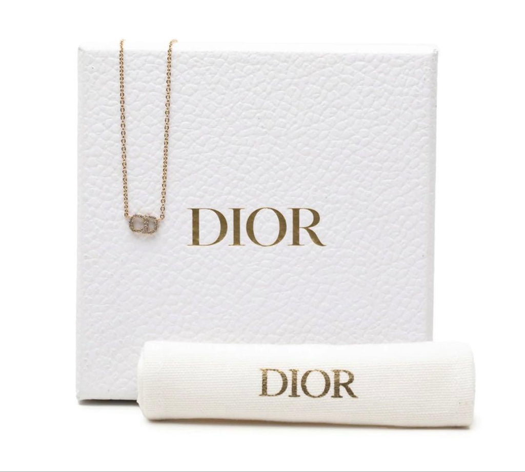 Dior Clair de Lune CD Logo Necklace — view 2