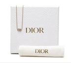 Dior Clair de Lune CD Logo Necklace — view 2