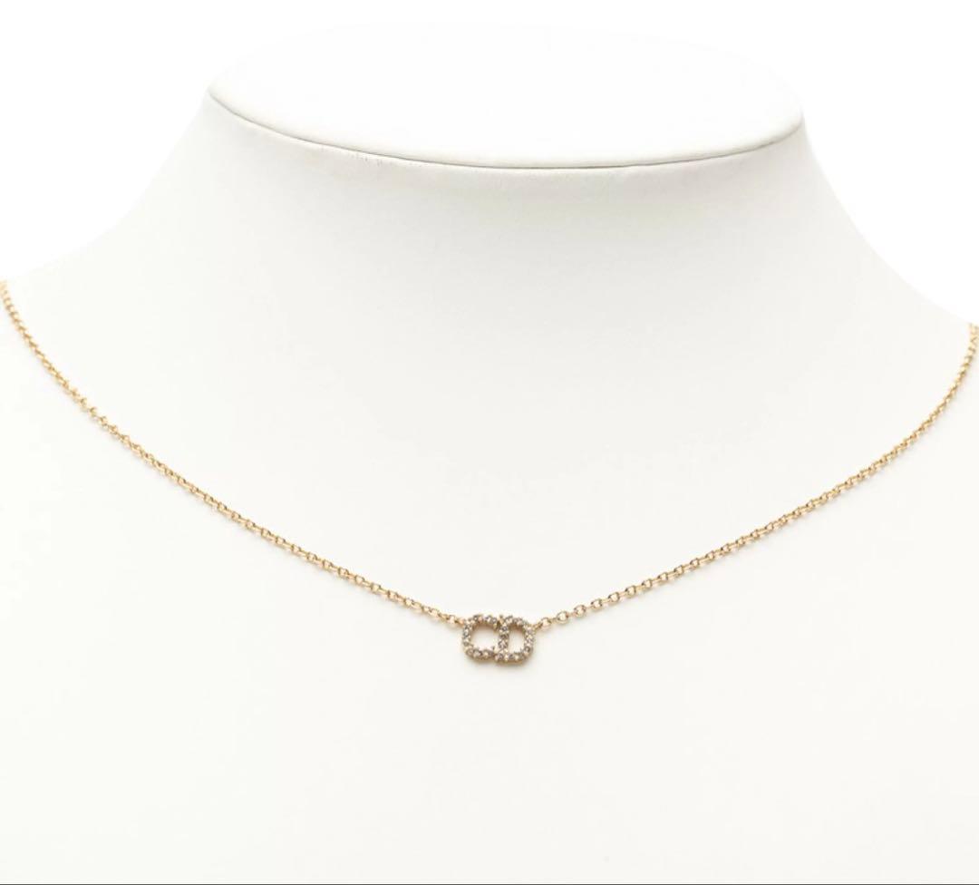 Dior Clair de Lune CD Logo Necklace — view 3