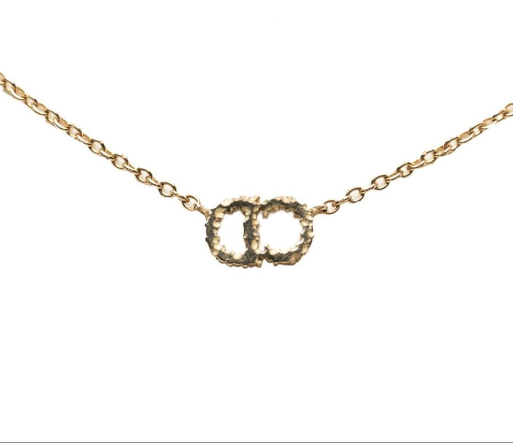 Dior Clair de Lune CD Logo Necklace — view 4