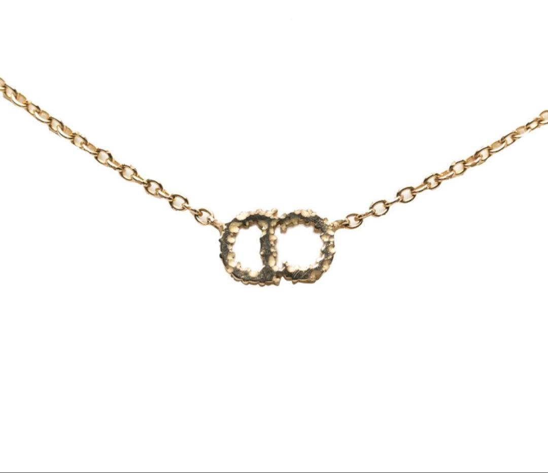 Dior Clair de Lune CD Logo Necklace — view 4