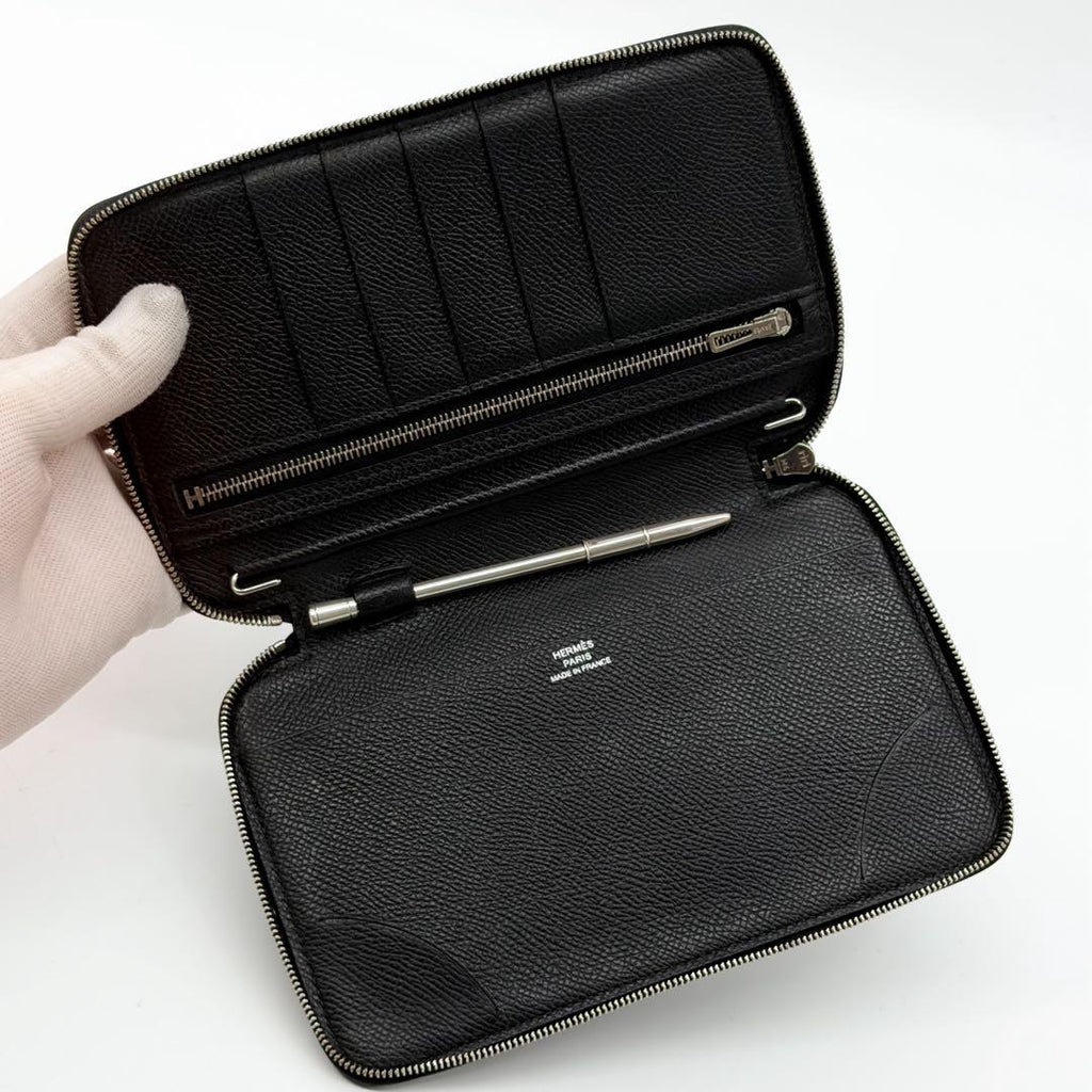 Hermes Azap Combine Agenda Round Wallet Notebook Cover — view 6