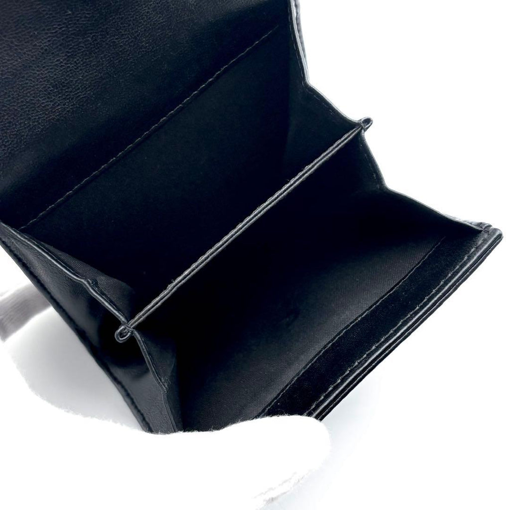 Chanel Wallet Camellia Embossed Hook Trifold — view 6