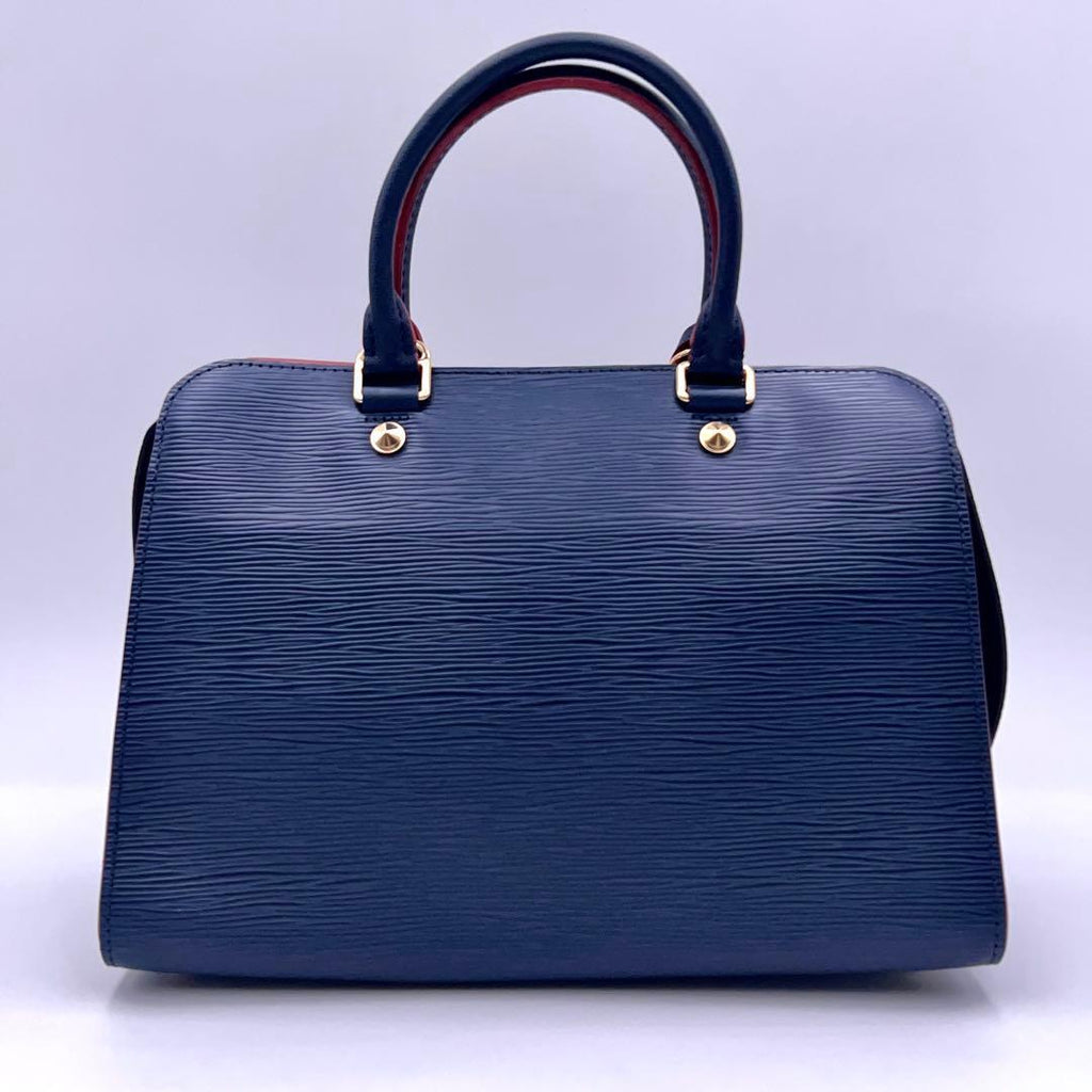 Louis Vuitton Epi Vano MM Handbag Navy — view 2