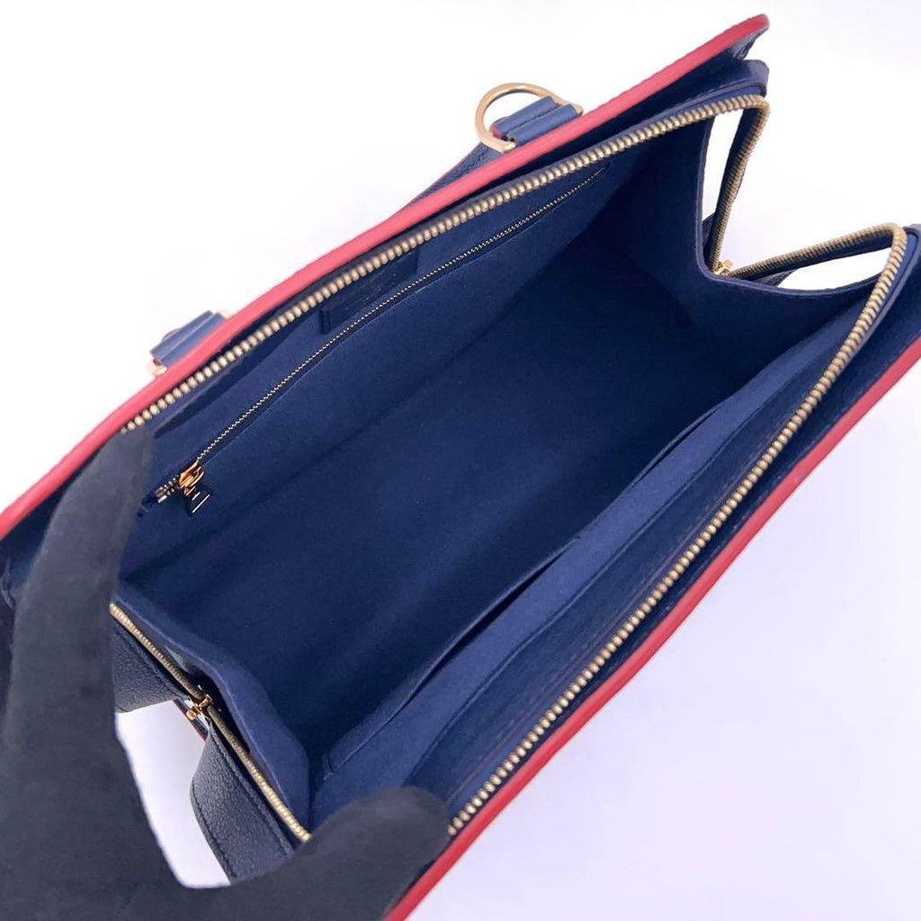 Louis Vuitton Epi Vano MM Handbag Navy — view 3