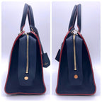 Louis Vuitton Epi Vano MM Handbag Navy — view 6