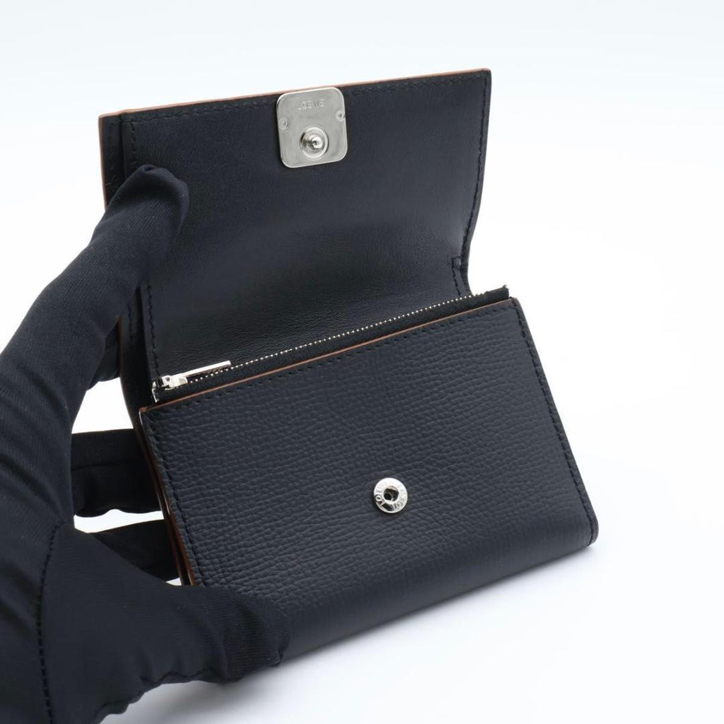 Loewe Trifold Tri Foldwallet Black Anagram Wallet — view 2