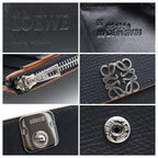 Loewe Trifold Tri Foldwallet Black Anagram Wallet — view 7