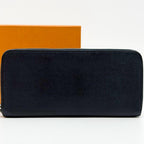 Louis Vuitton Zippy Wallet Vertical Taiga Navy — view 2