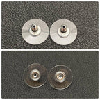 Chanel CC Logo Earrings 05c Rhinestone Icon Silver Here — view 5