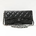Chanel Wallet Caviar Leather Chain Shoulder