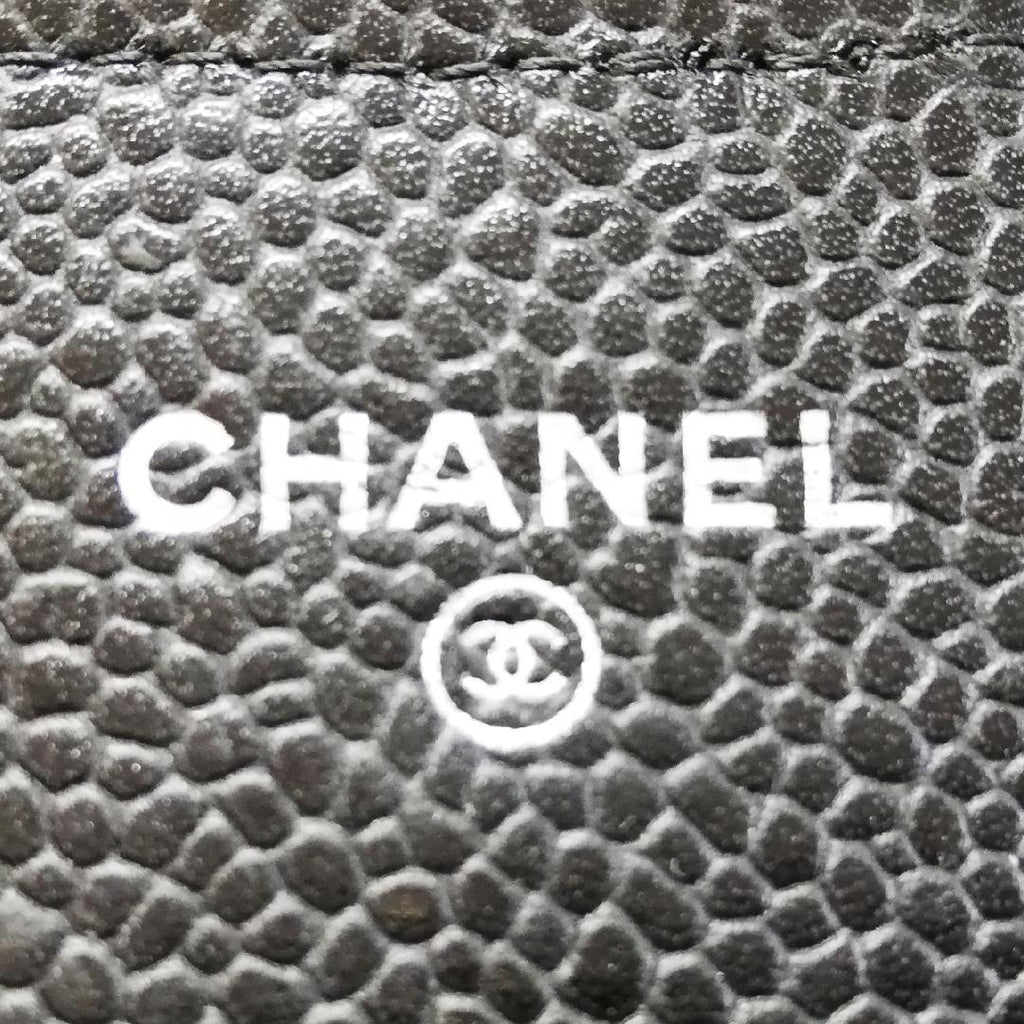 Chanel Wallet Caviar Leather Chain Shoulder — view 5