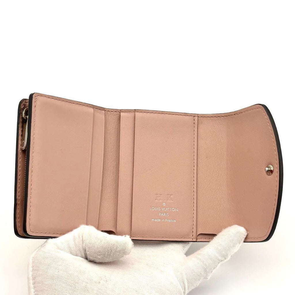 Louis Vuitton Wallet Portefeuille Iris XS Monogram Mahina Pink — view 4