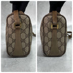 Gucci GG Sherry Line Shoulder Bag Brown Leather Logo — view 7