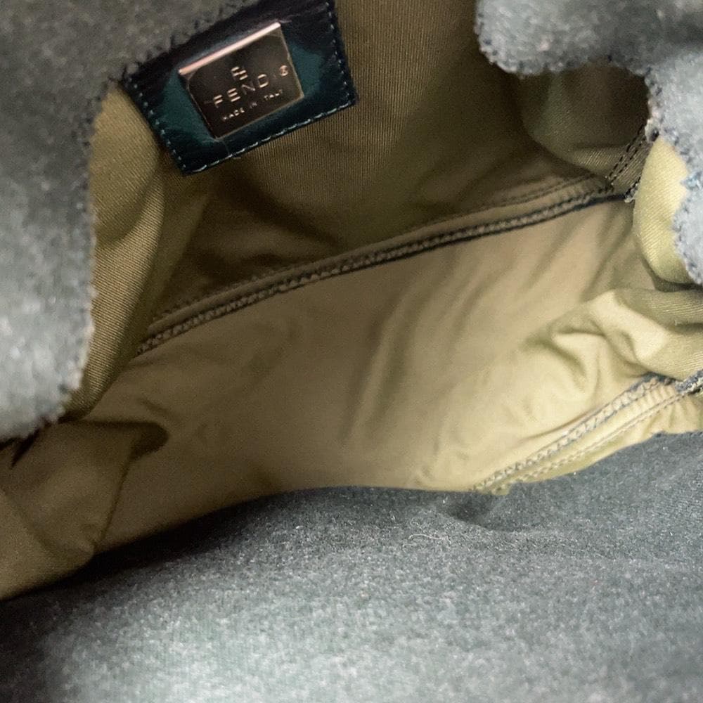 Fendi Mamma Bucket Jersey Cotton Green Blue — view 9