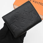 Louis Vuitton Empreinte Trifold Wallet Victorine Black — view 2