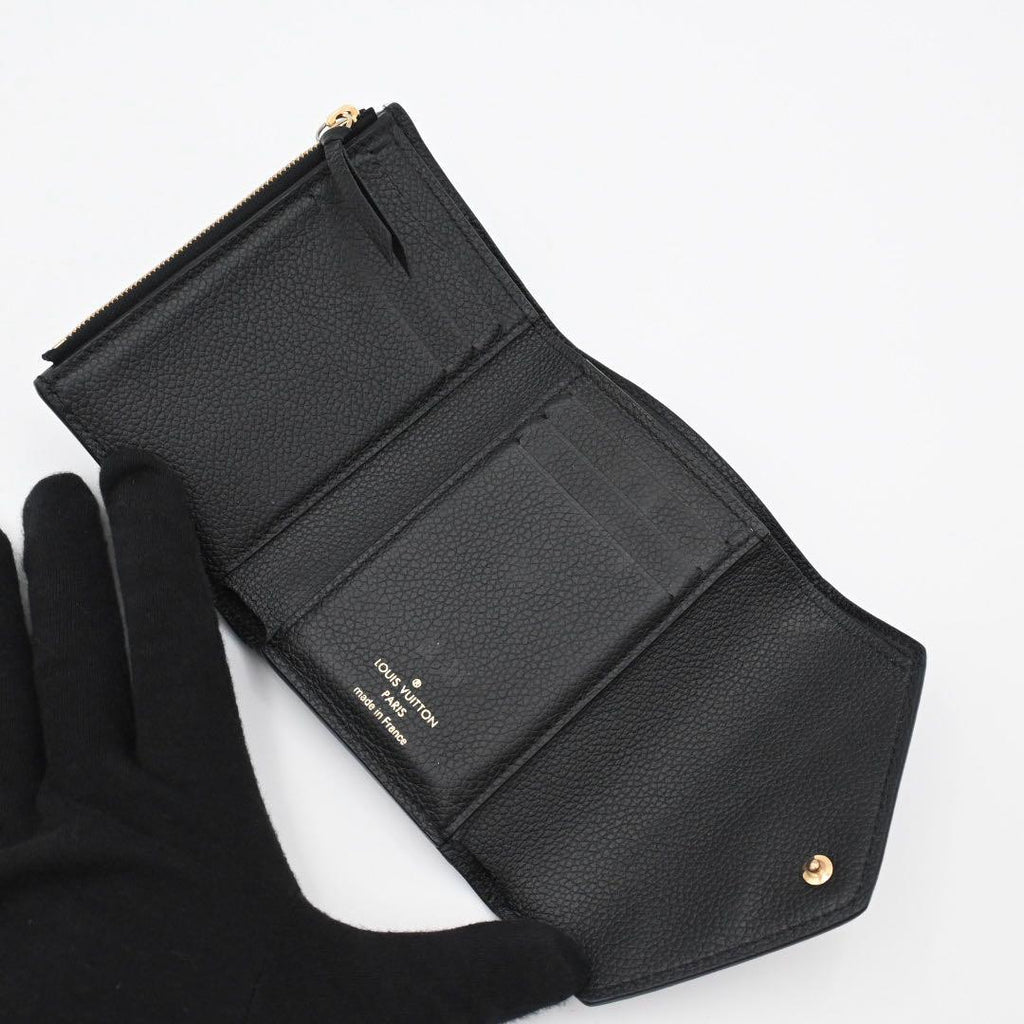 Louis Vuitton Empreinte Trifold Wallet Victorine Black — view 3