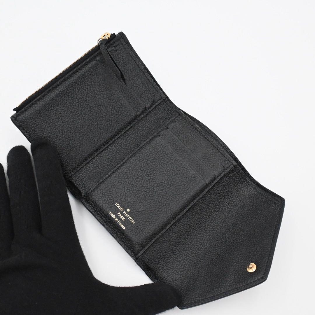 Louis Vuitton Empreinte Trifold Wallet Victorine Black — view 3