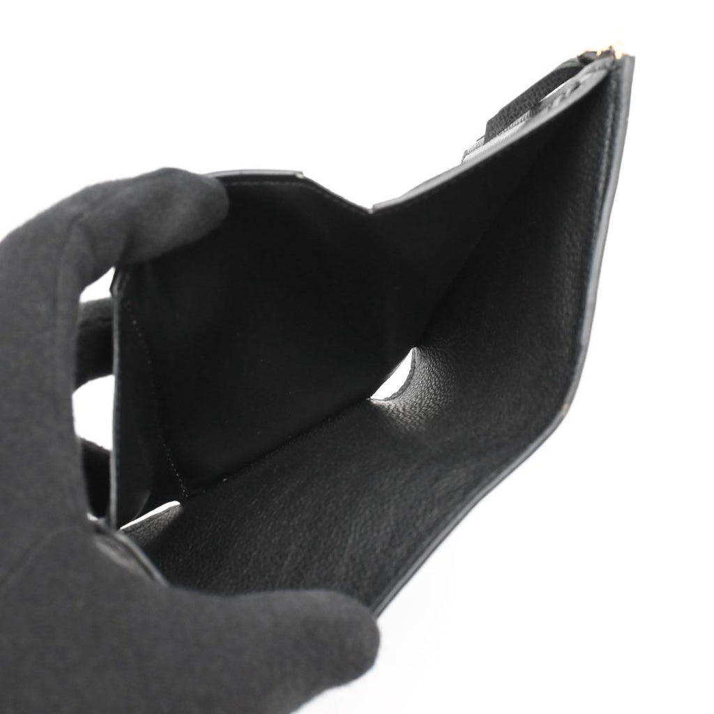Louis Vuitton Empreinte Trifold Wallet Victorine Black — view 4