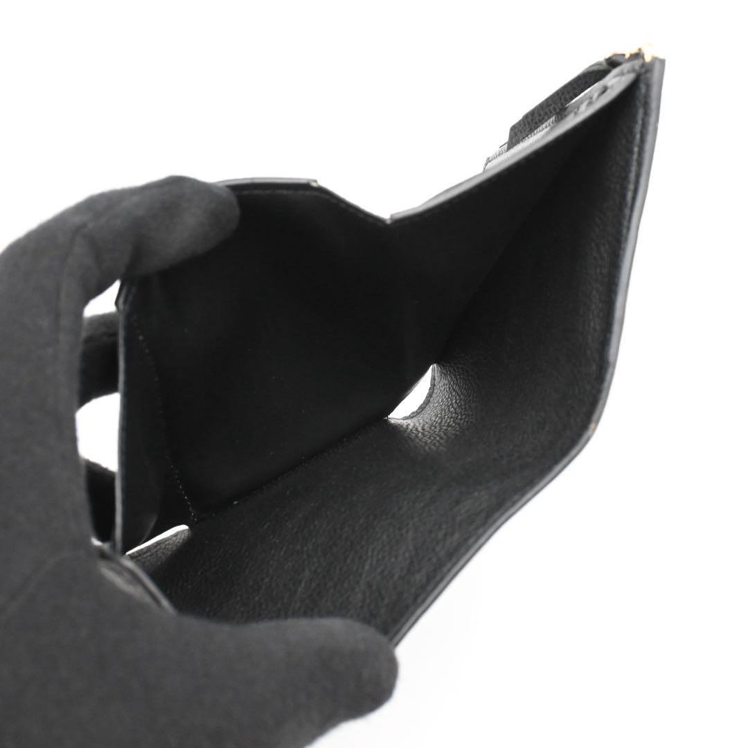 Louis Vuitton Empreinte Trifold Wallet Victorine Black — view 4