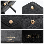 Louis Vuitton Empreinte Trifold Wallet Victorine Black — view 8