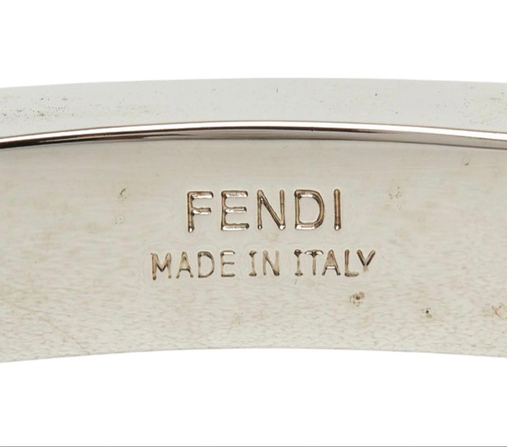 Fendi Calfskin Bangle Bracelet — view 4